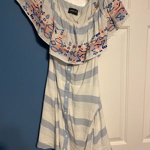 Sugar + pop dress new dress sits on side of arms